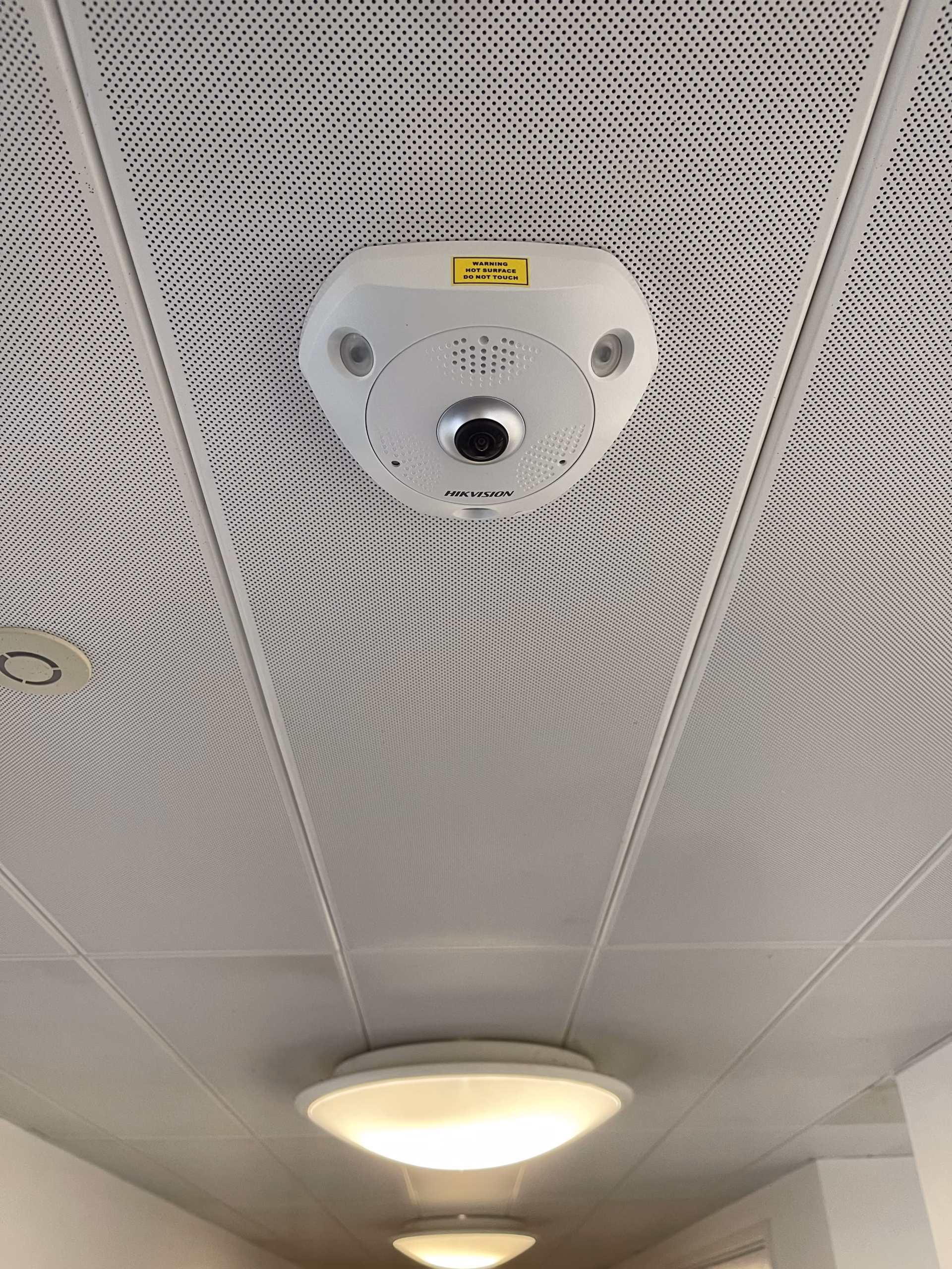 Existing CCTV equipment at Brunswick House before the upgrade