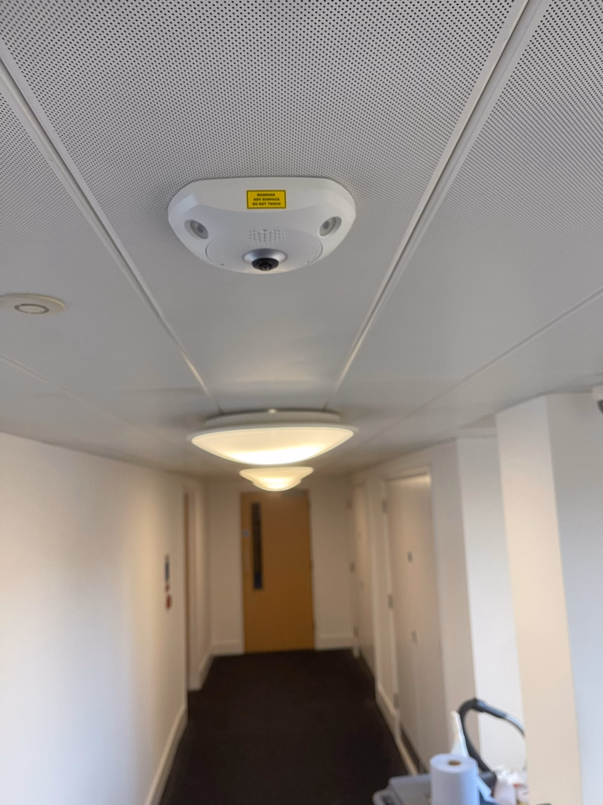 Hikvision 360-degree multidirectional camera installed at Brunswick House