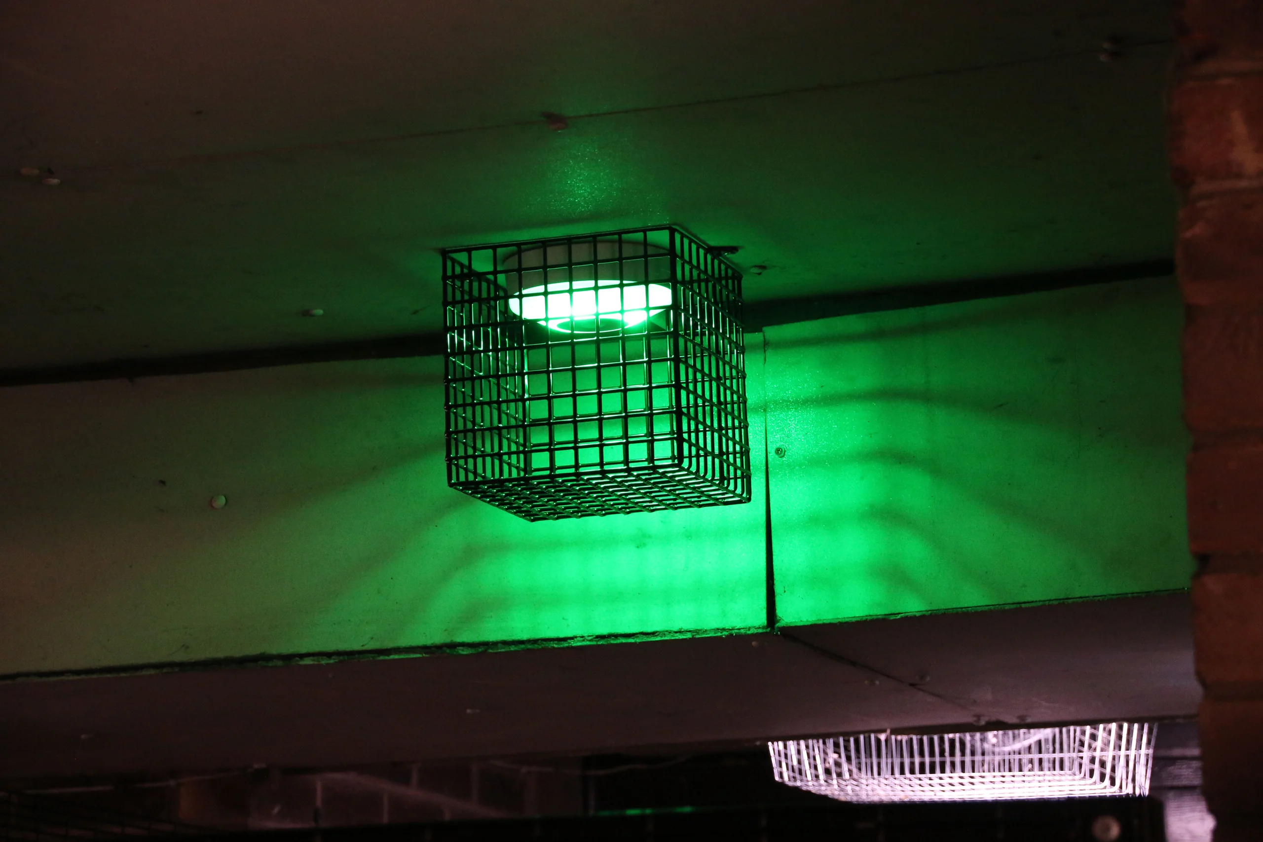 Axis network strobe siren installed for active deterrence